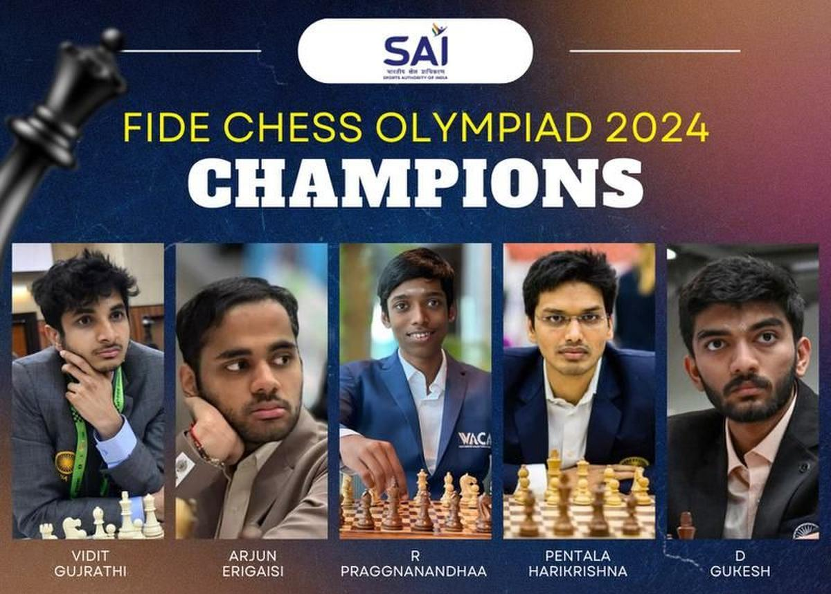 India Won Gold at 45th Chess Olympiad